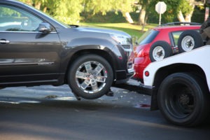 several cars in an accident