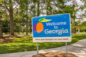 georgia welcome sign
