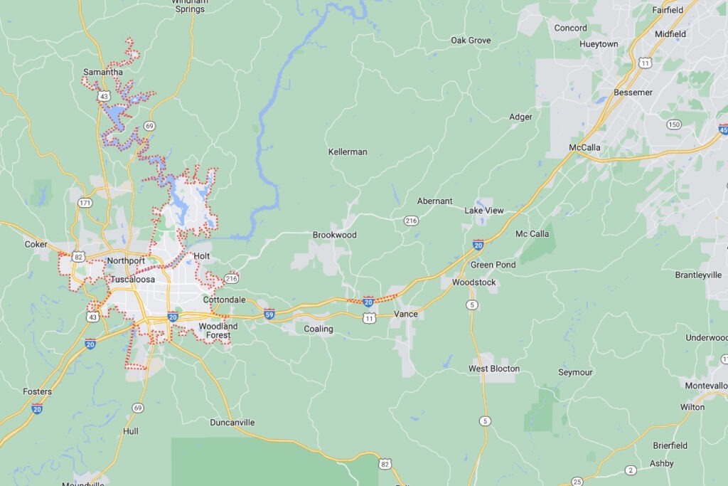 Tuscaloosa, AL Car Accident Loans